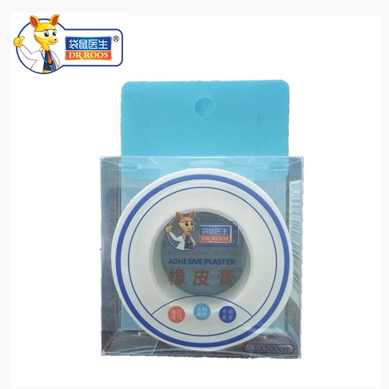 Медицинская лента DR.ROOS 1 5 см x 500 чувствительная к давлению клейкая пластырь для