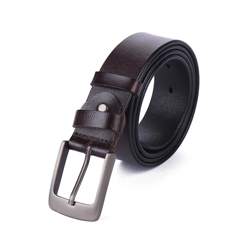 

Corium Men For Belt Business Leisure Luxury Brand Designer Pin Buckle Retro Fashion Jeans Suit Pants Adjustable Waistband