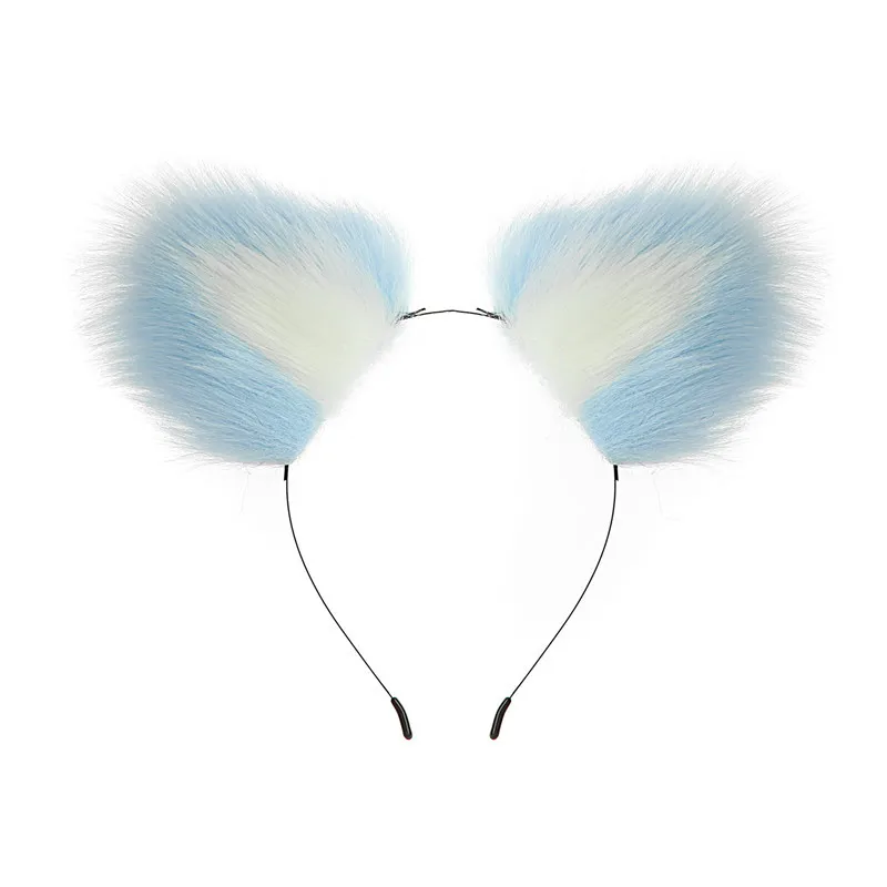 Двухцветные шпильки для волос с ушками кролика обручи сексуальное нижнее белье