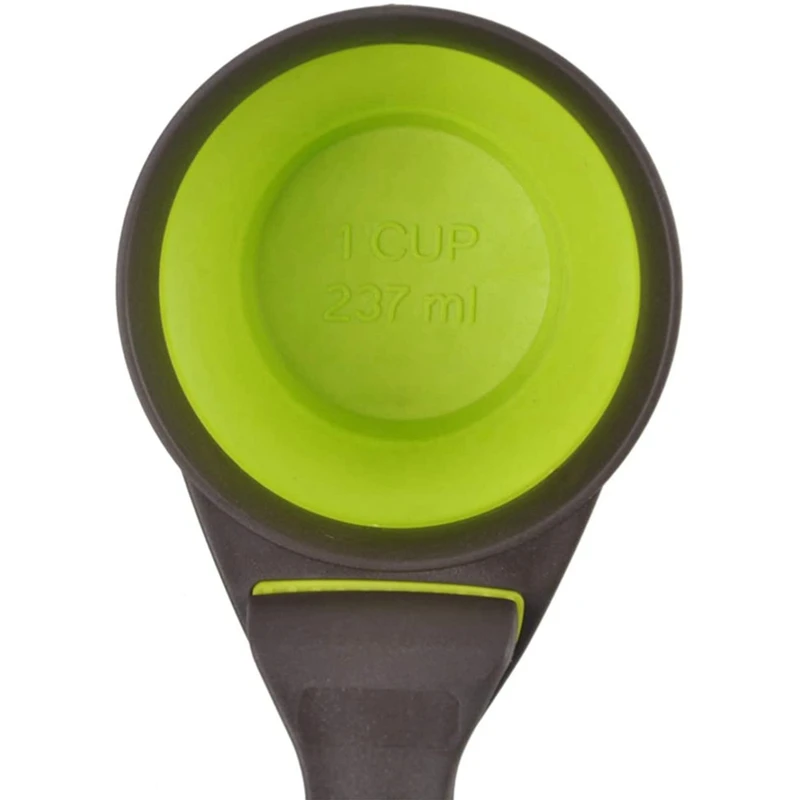 Складная мерная чашка для домашних животных набор уплотнительных зажимов