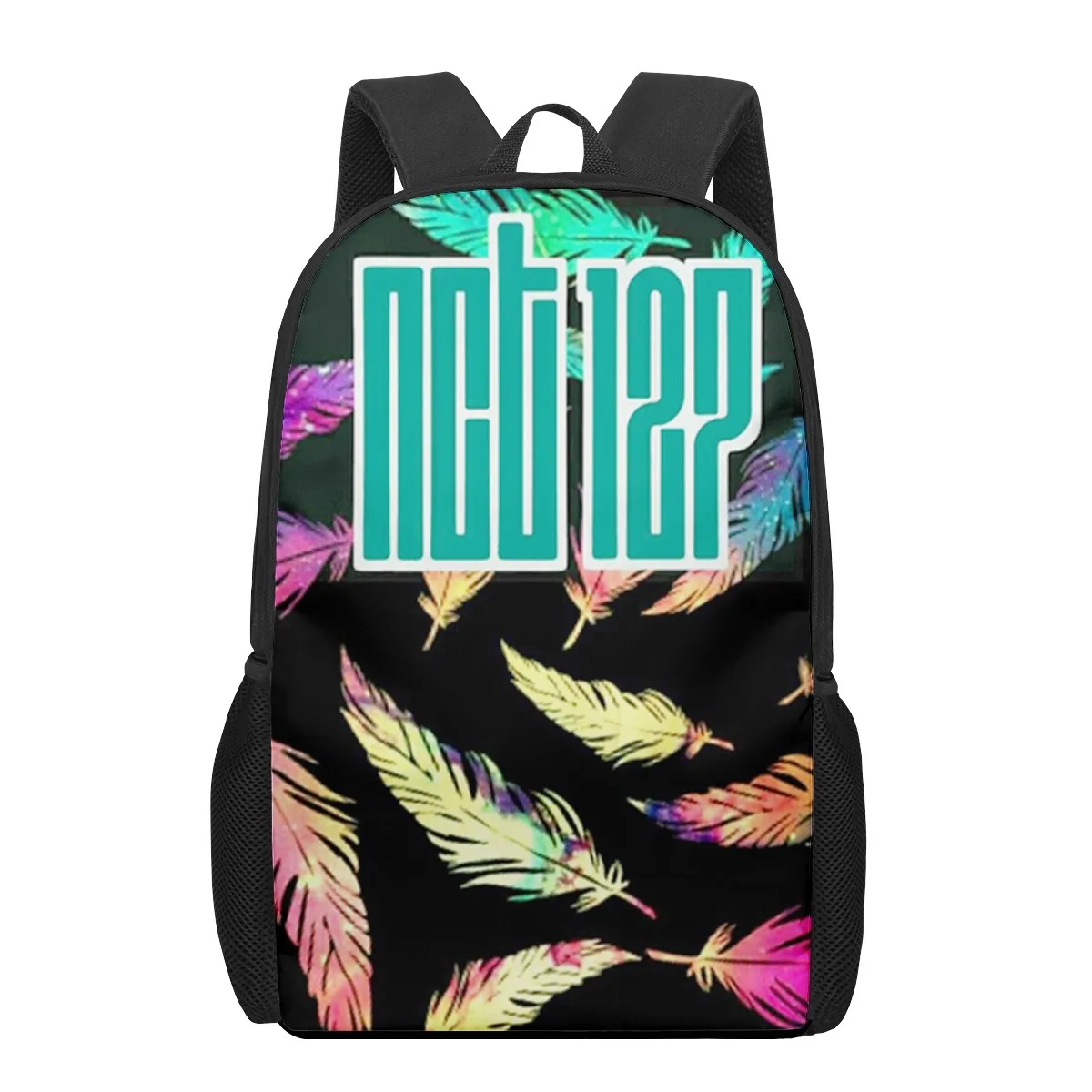 

Kpop NCT 127 Neo Zone 3D Print School Backpack for Boys Girls Teenager Kids Book Bag Casual Shoulder Bags 16Inch Satchel Mochila