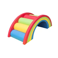 ylws23 early education kids training physical exercise rainbow arch bridge puzzle pu software equipment