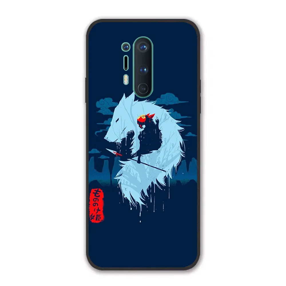 Чехол с рисунком волка для 1 + Oneplus 7 7T 7Pro 8 8T 8Pro 9 9Pro черный чехол из ТПУ защитой от