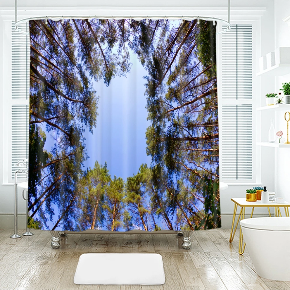 Водонепроницаемые занавески для ванной водонепроницаемые утолщенные шторы душа