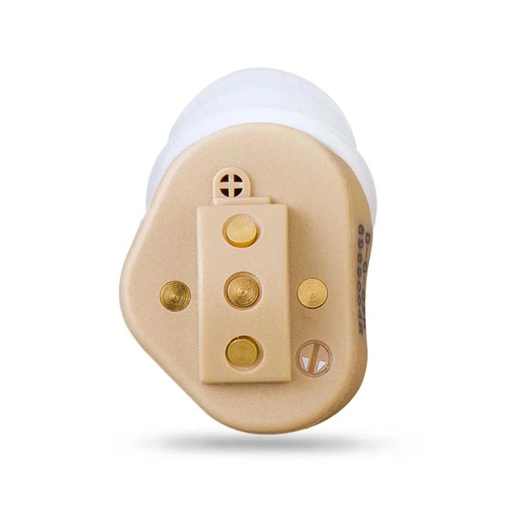 

2 Channels Advanced Amplifier with Charger Case Rechargeable Invisible CIC Hearing Aid