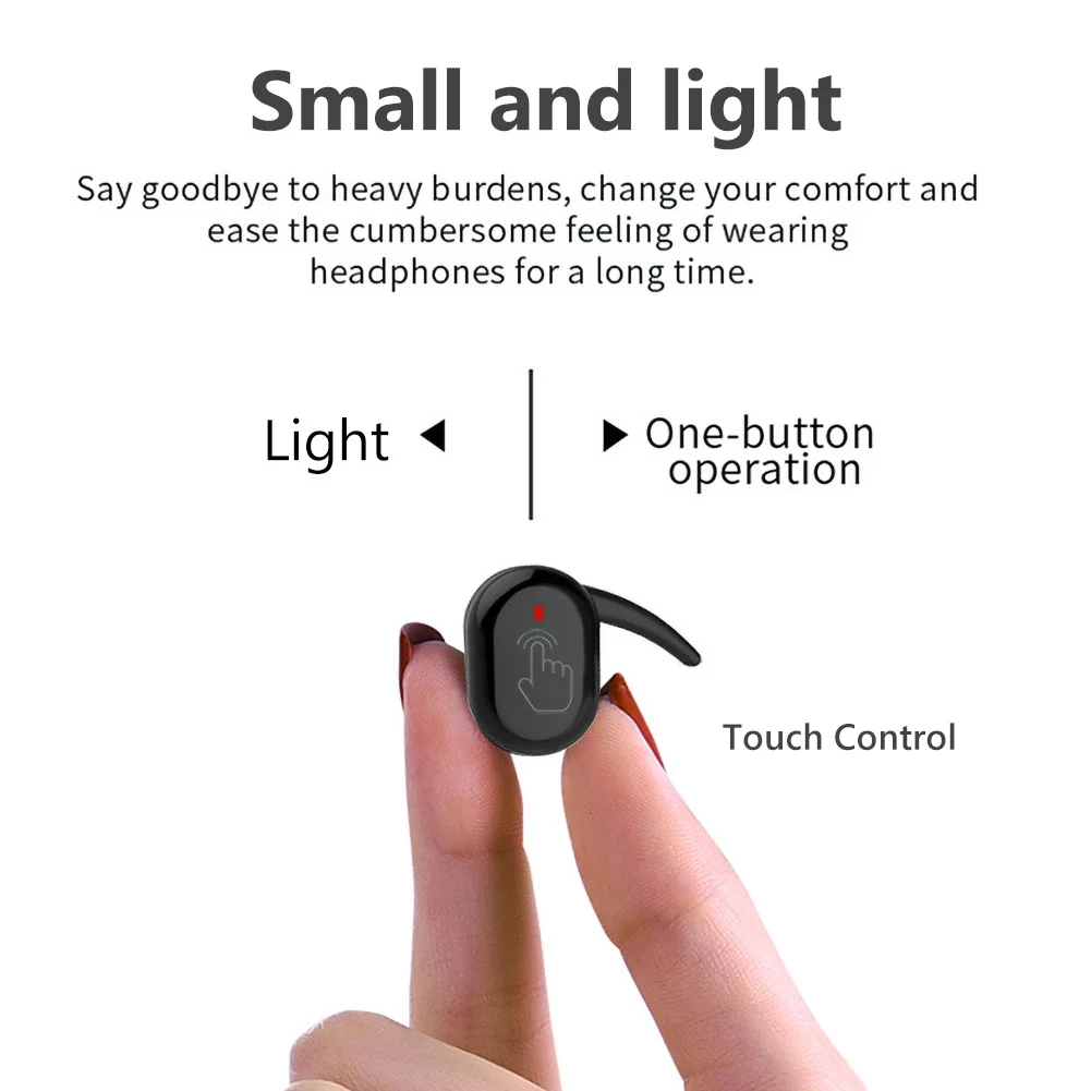TWS-наушники Y30 беспроводные с сенсорным управлением Bluetooth 5 0 водонепроницаемые