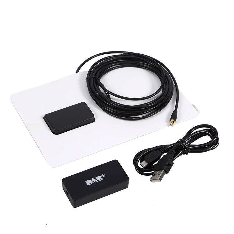DAB + удлиненная антенна USB портативный адаптер приемник для автомобиля Android