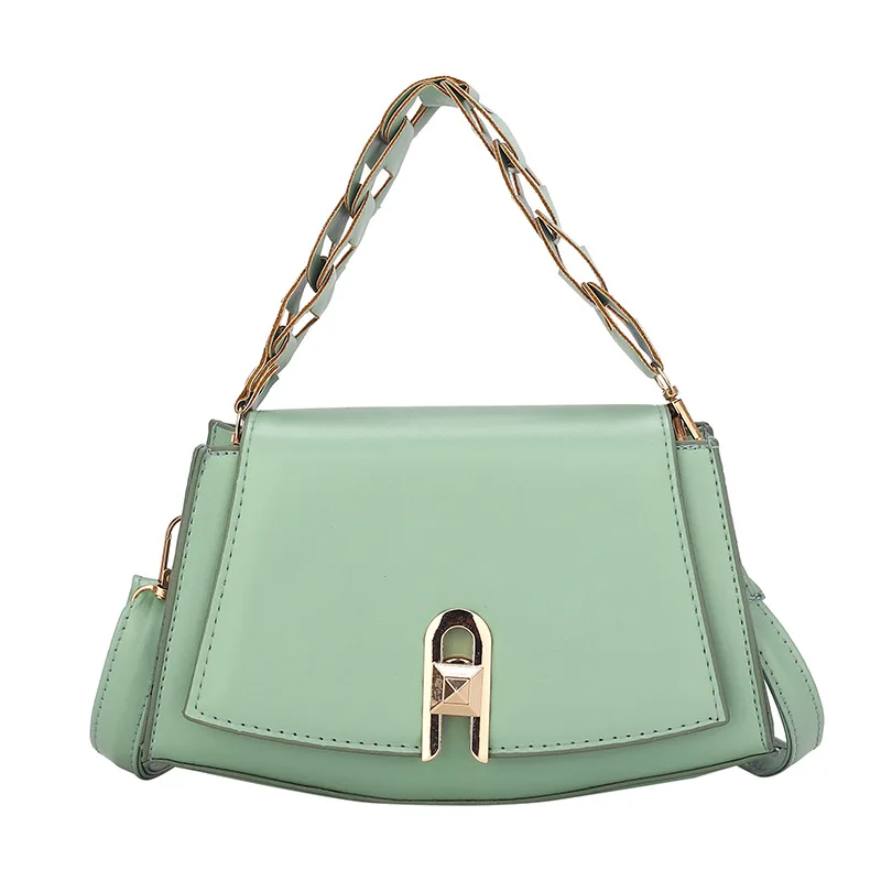 

Solid Color Small Flap Shoulder Crossbody Bags for Women 2021 PU Leather Women's Designer Handbag Travel Female Messenger Bag