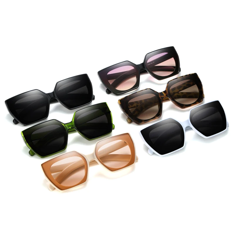 Новинка 2020 классические квадратные Красочные Солнцезащитные очки женские