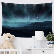 Parede pendurado aurora psychedelic grande tecido tapeçaria estética decoração do quarto tapete decoração da parede quarto praia cobertor (2)