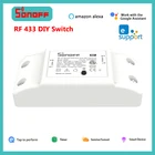Беспроводной смарт-переключатель SONOFF RFR2 с радиочастотным приемником для умного дома, работает с Alexa Google Home Ewelink