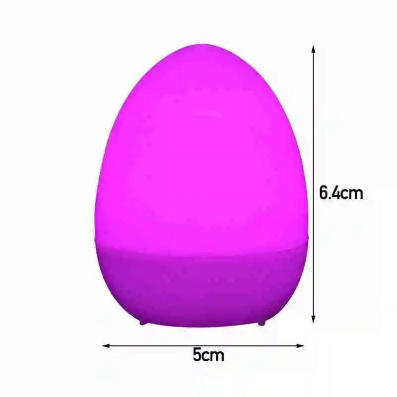

12 Multi-color Led Eggs Easter Theme Party Decoration Decorations Holiday Plastic Battery-powered Eggs Mini Egg Simulation