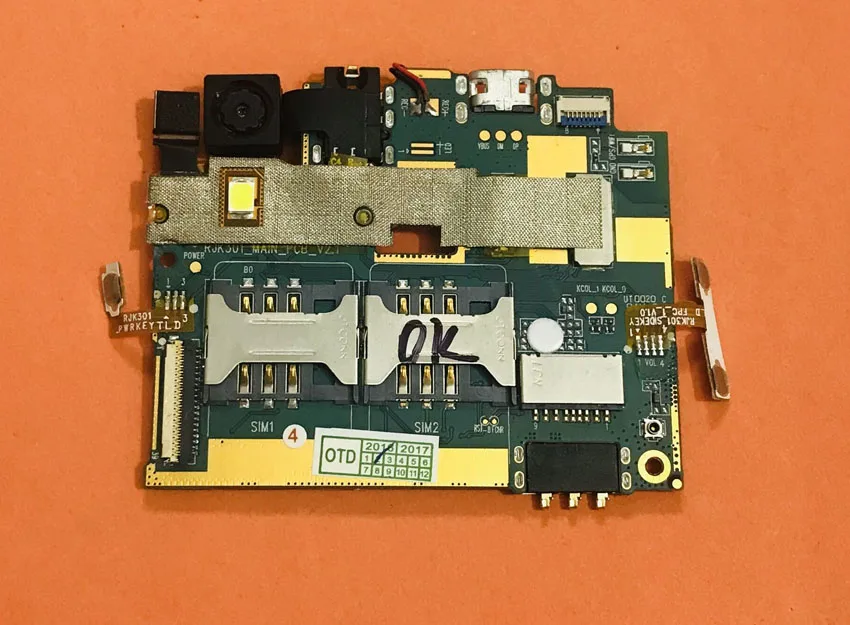 Используется оригинальная материнская плата 1G RAM + 8G ROM для Leagoo Alfa 6 Бесплатная