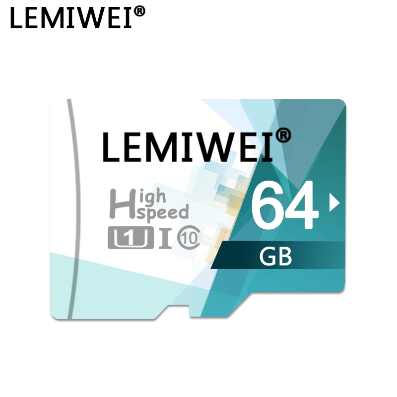 TF флэш карта памяти 64 ГБ 32 16 8 высокоскоростная LEMIWEI Trans UHS I 10 совместимая со