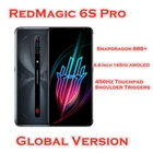 Игровой мобильный телефон Глобальная версия Nubia RedMagic 6S Pro, 12 Гб, 128 ГБ, Восьмиядерный процессор Snapdragon 888 +, AMOLED экран 6,8 дюйма, камера 64 мп, сотовый телефон