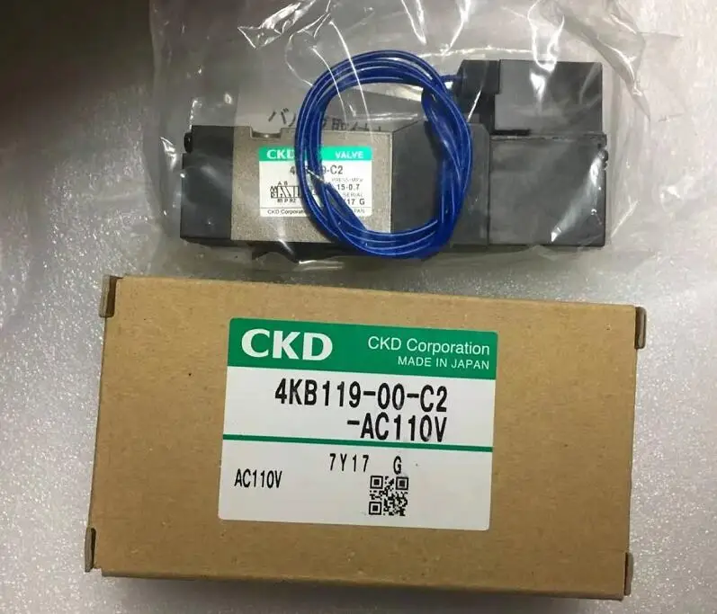 Пневматический электромагнитный клапан CKD 4KB119 00 C2 AC110V CORPORATION сделано в
