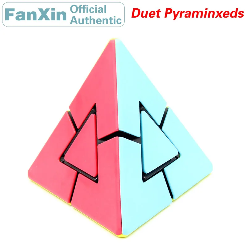 FanXin Duet Pyraminxeds Duo волшебный куб 3x3x3 Пирамида профессиональная скоростная