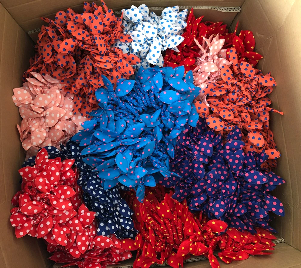 Зажимы для волос в горошек леопардовая походная резинка головные уборы с