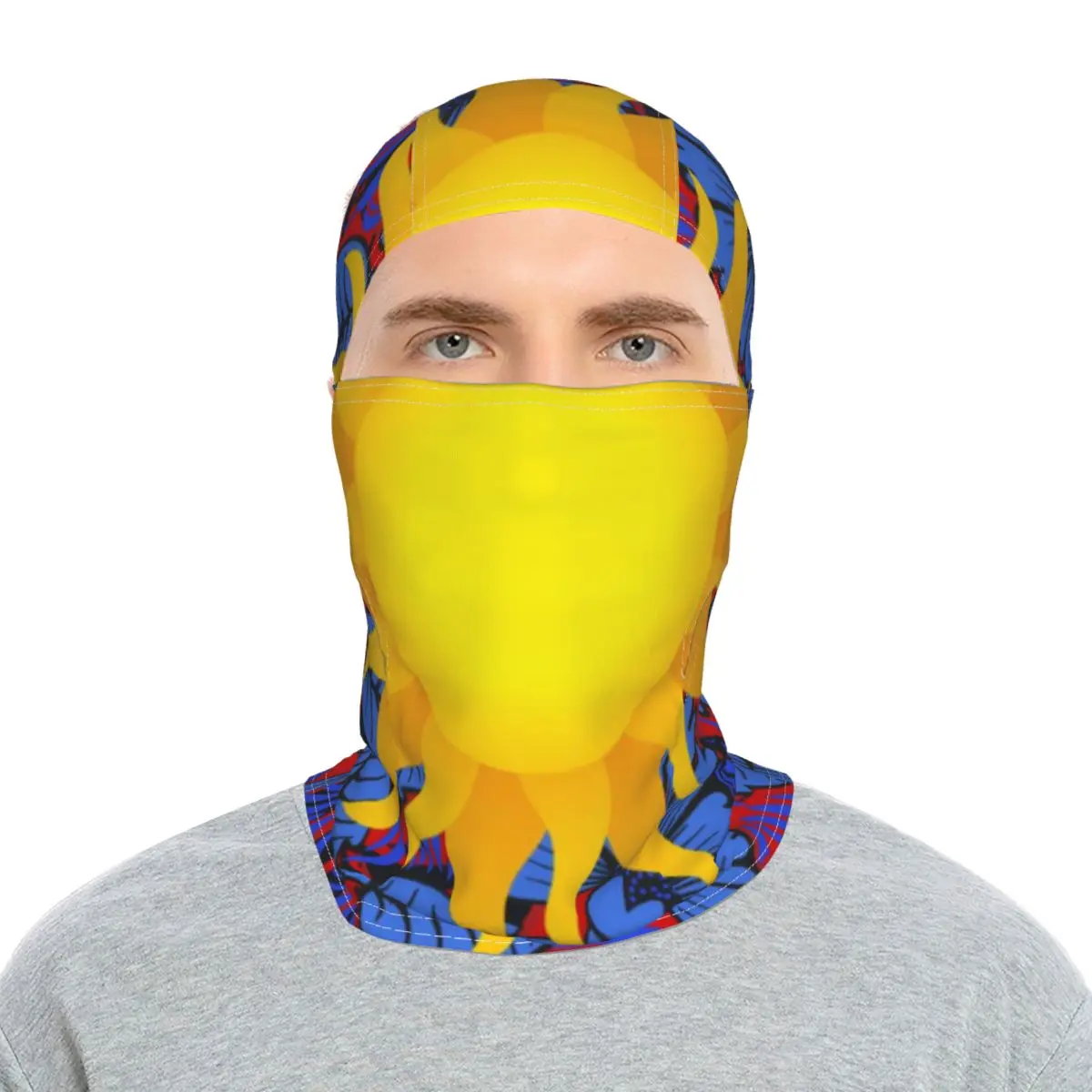 

2021 Color Art Pattern Outdoor Sports Riding Sunscreen Headgear Originality Balaclava Full Face Towel Funny Motorcycle Mask