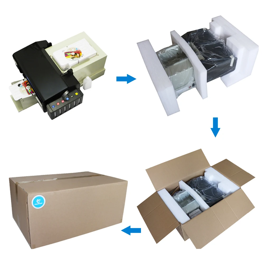 Автоматический принтер для печати id-карт из ПВХ Epson L800 струйный CD-дисков с 51