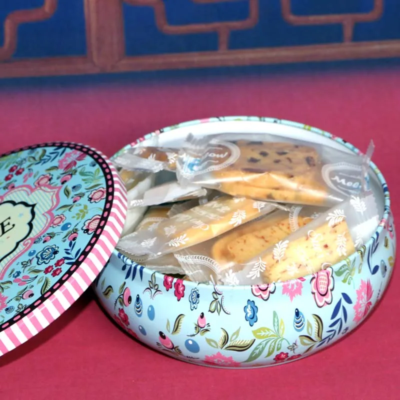 Новая модная металлическая коробка для конфет на день рождения свадьбы цветов