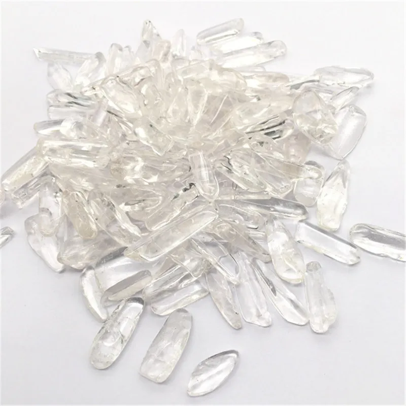 Натуральный заживляющий прозрачный кварцевый кристаллический концевой гравий