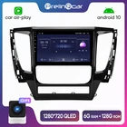 Prelingcar Android 10 для Mitsubishi Pajero Sport 3 2016-2018 автомобильное радио, мультимедийный видеоплеер, GPS-навигация, без DVD, 2 Din