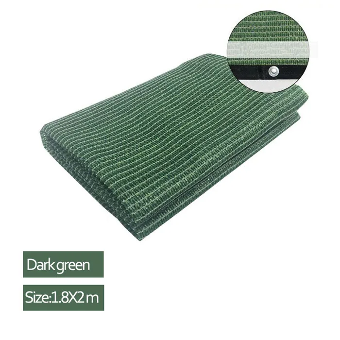 Dark green 1.8X2m Цветы суккулентные растения, укрывающая от солнца сетка сад солнцезащитный крем ткань сетка растение покрытие летний тент навес 3 цвета - Color: Dark green 1.8X2m