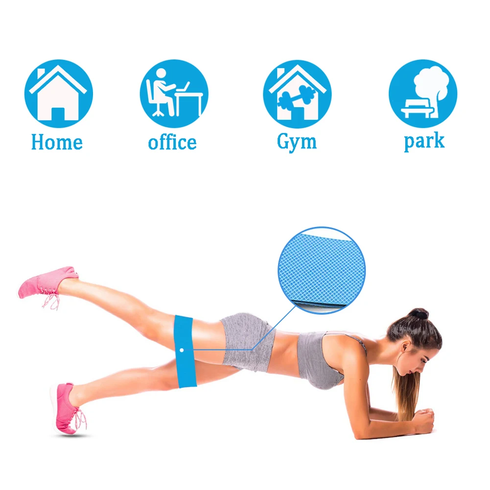 4 шт. высокое качество латексный Натяжной Браслет фитнес нескользящее