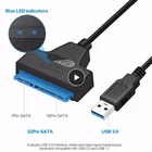 Адаптер для жесткого диска Usb Sata 3 кабель Sata к Usb 3,0 адаптер Поддержка 2,5 дюйма внешний жесткий диск для ноутбука SSD Hdd жесткий диск 22 Pin