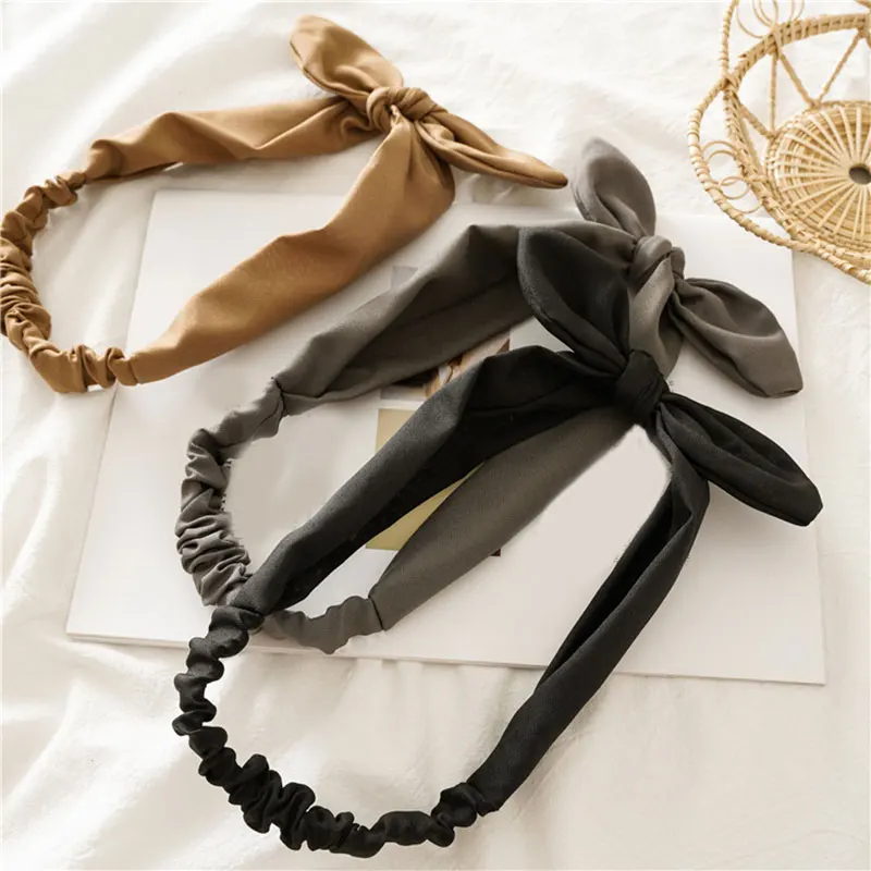 Повязка на голову с ушками кролика эластичные ленты повязка для волос аксессуары