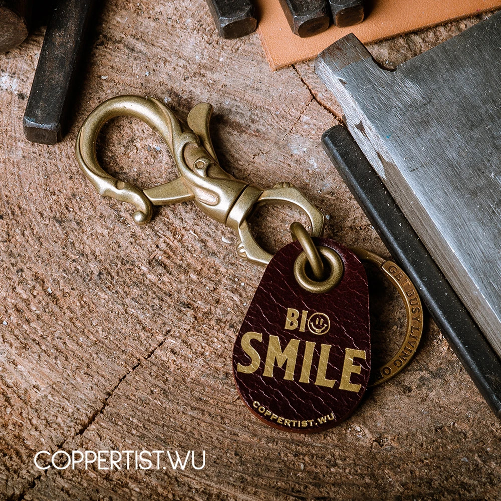 Coppertist. wu бронзовый цветок декоративный узор карабин Омар застежки Поворотный коготь крюк брелок подвеска