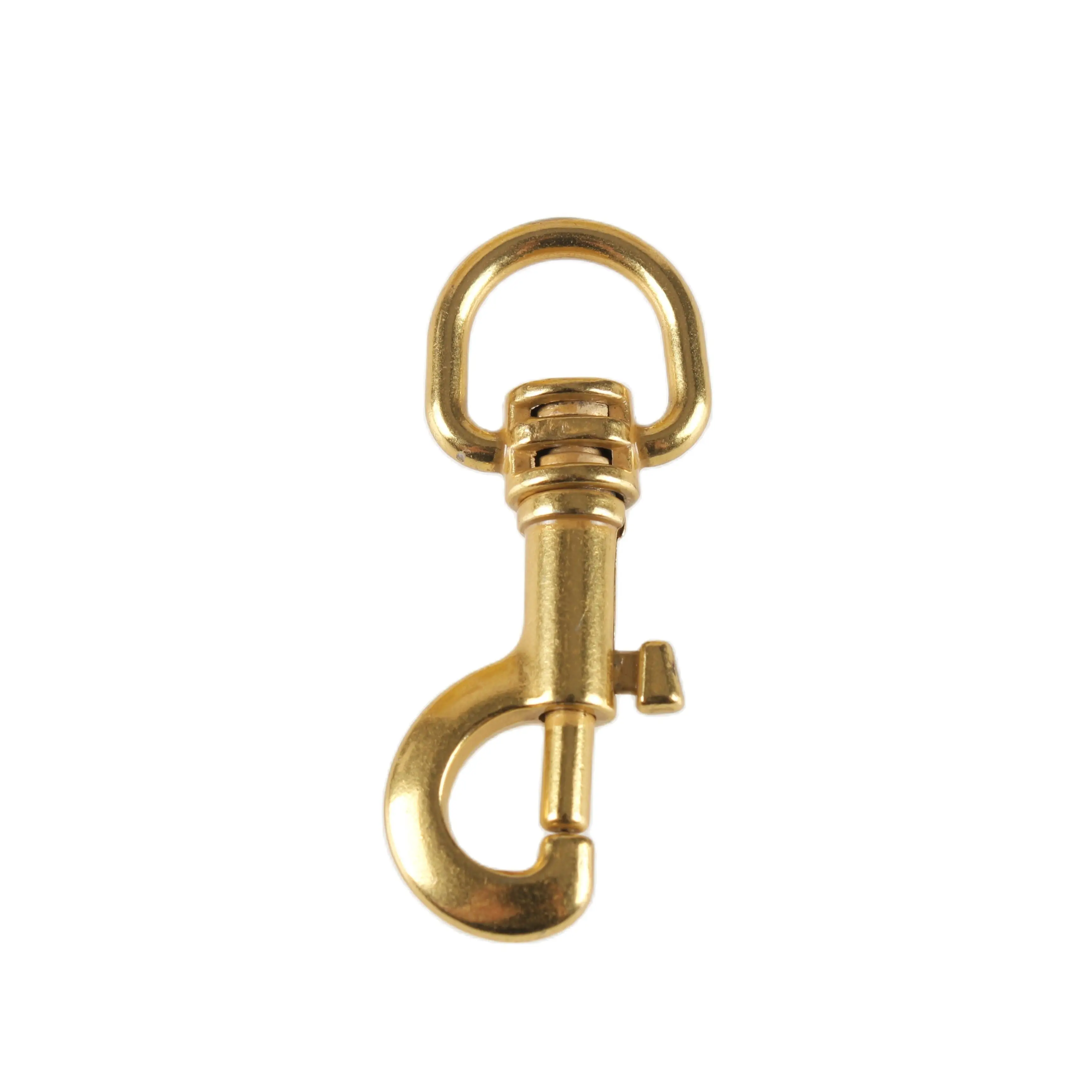 

New gilt keychain zinc alloy dog buckle pet traction rope hook buckle lanyard buckle luggage hardware dog buckle