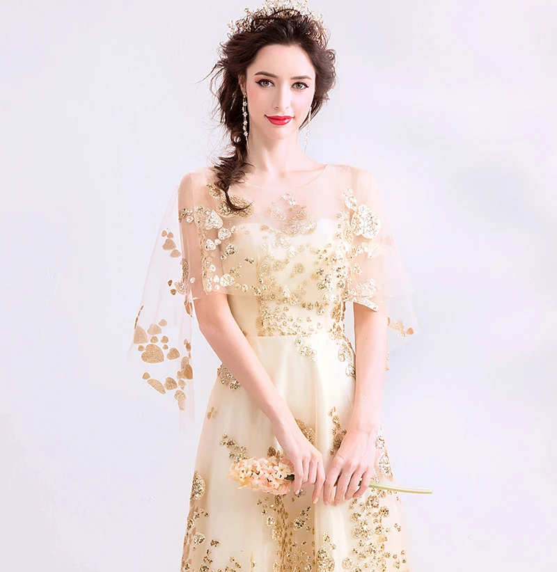 Рисунок 5 - Элегантные золотистые вечерние