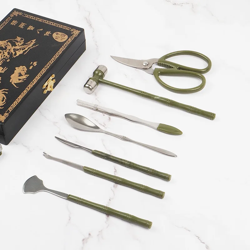 Молотки нож 8 шт. набор инструментов для морепродуктов с чехлом хранения