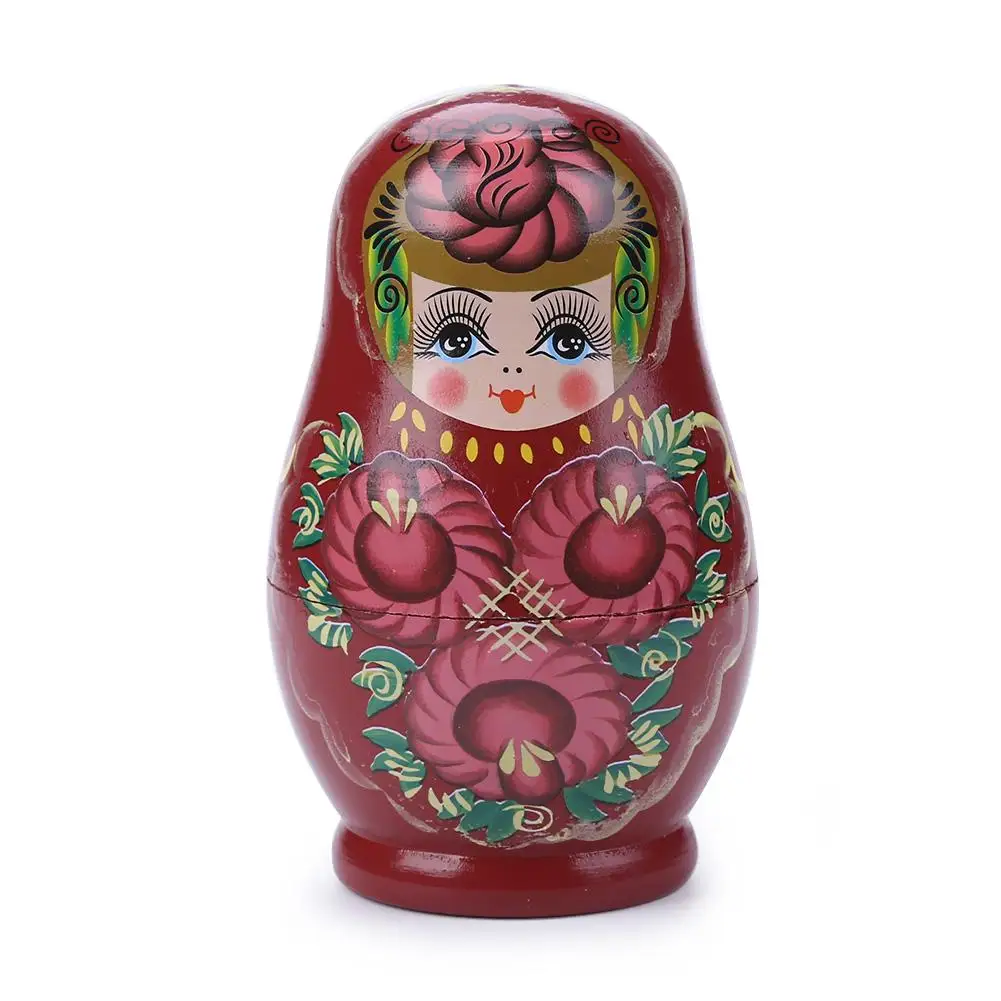 

5 Layers Matryoshka Doll Wooden Matryoshka Set Girls Russian Nesting Dolls For Baby Children Gifts Home Decoration