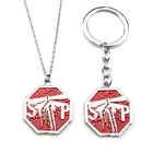 Ожерелье Игра последняя из США для женщин, ожерелья с красной подвеской SP, ожерелья с подвесками, ювелирные изделия, ожерелья для женщин, тренд 2021