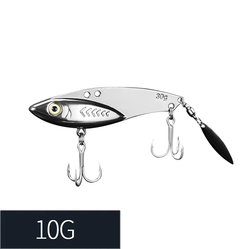 

Metal Artificial Fishing Lures Rotating Noise Carp Trout Topwater Trout Fishing Lures Boat Leurre Souple Fishing Supplies DG50YE