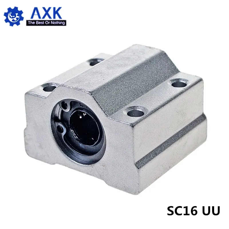8 шт./лот SC16UU SCS16UU 16 мм линейный Шарикоподшипниковый блок CNC маршрутизатор с LM16UU