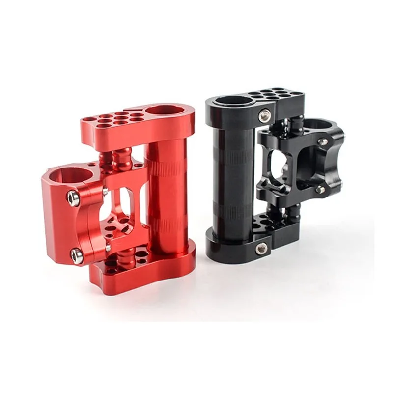 Рулевая колонка велосипеда складной велосипед Регулируемый двойной вынос руля 25