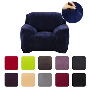 modern plush sofa cover for living room l shape high quality stretchable elastic sofa for sofa and armchair cover chaise lounge free global shipping