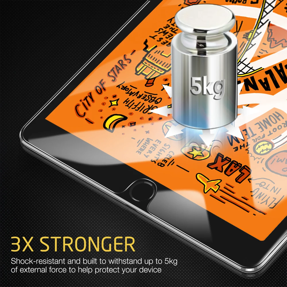 2 шт./лот ESR протектор экрана из закаленного стекла для iPad Mini 5/iPad 4 защитная пленка