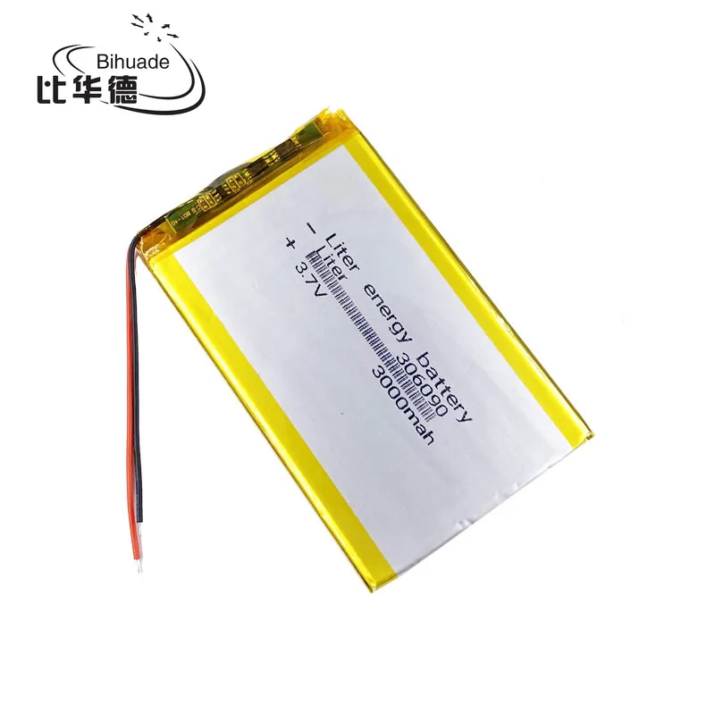 3 7 V 3000mAh 306090 литий-полимерный литий-ионный аккумулятор для Mp3 MP4 | Электроника