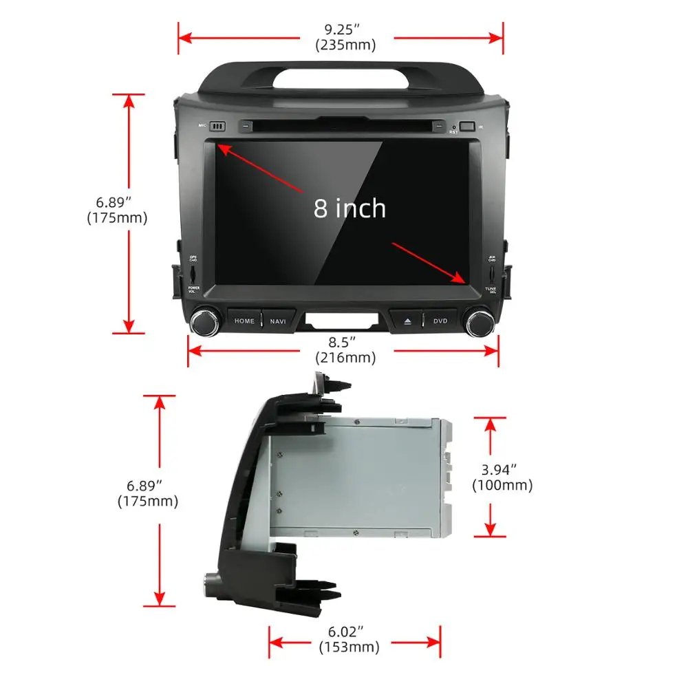Автомагнитола 2 din на Android 10 0 для Kia sportage 2011 2012 2013 2014 2015 стерео аудиосистема с gps