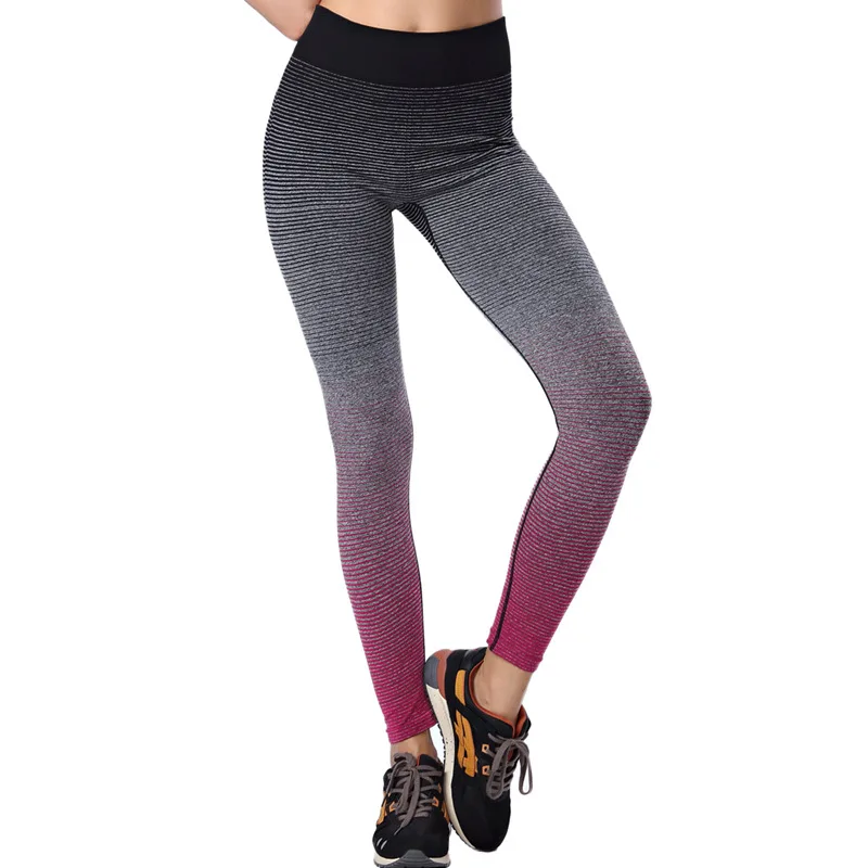 

Women Sexy Push Up High Waist Leggings Gym Activewear Seamless Legging Knitting Workout Femme Jegging