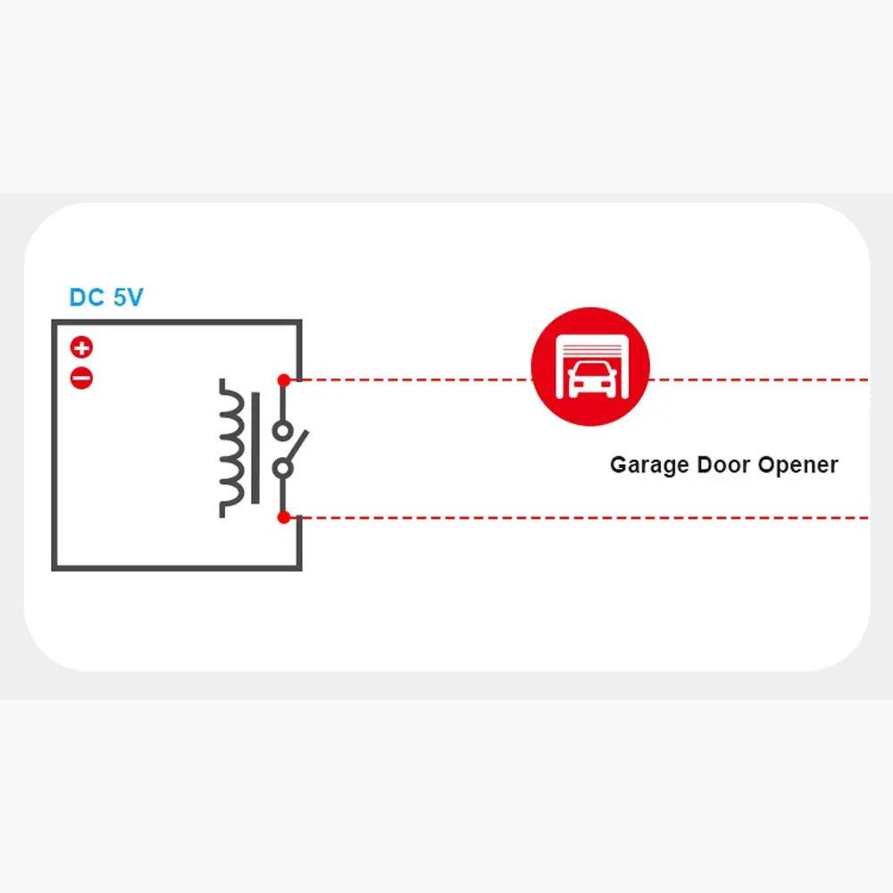 Интеллектуальное реле Itead SONOFF RE5V1C Wi Fi DIY переключатель 5 в пост. Тока низкий