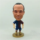 Soccerwe 6,5 см высота Футбольная звезда Кукла BC 6  8 # Iniesta фигурки