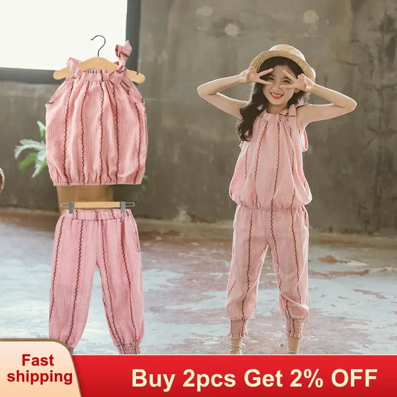 Mayfair Cabin/летняя рубашка без рукавов для маленьких девочек 2020 Топ одежда комплекты