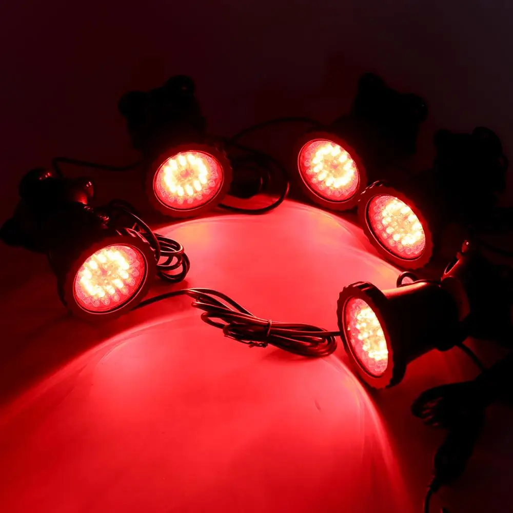 Водонепроницаемый изменяющий цвет подводный светильник 36 Светодиодный точечный