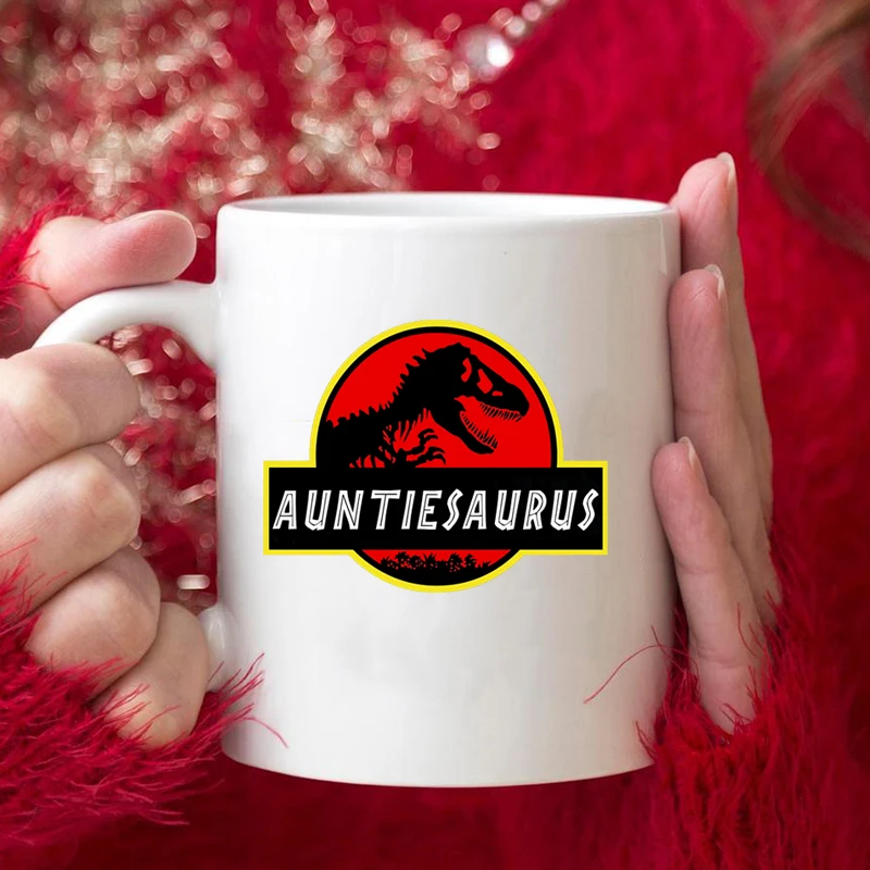 Кружка с забавным Юрского периода, кофейная кружка с динозавром